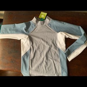 LL Bean rash guard long sleeved 50spf NWT